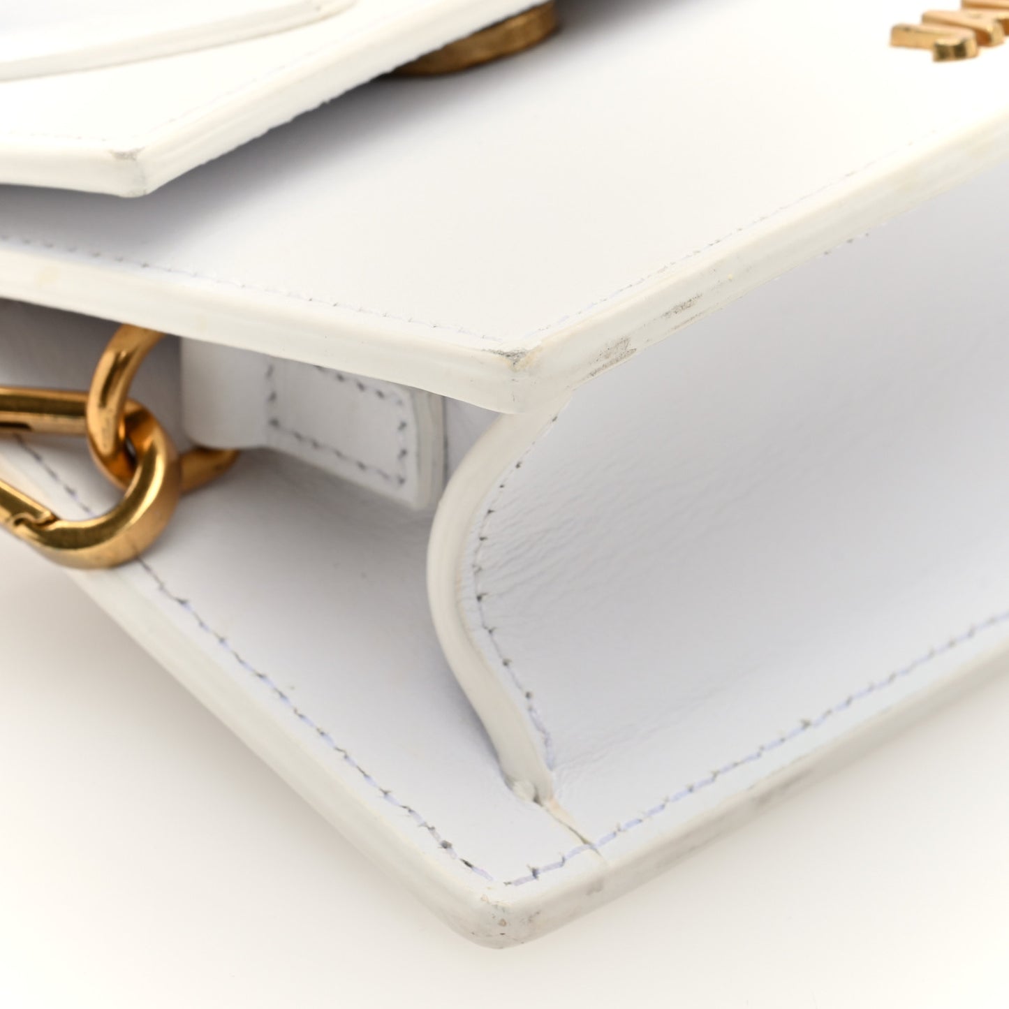 Smooth Calfskin Le Chiquito White