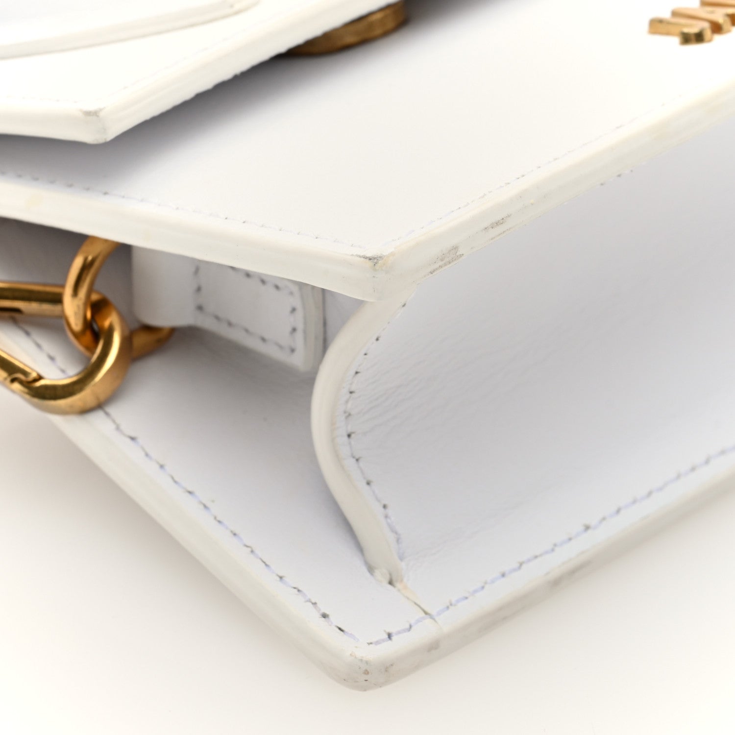 Jacquemus Smooth Calfskin Le Chiquito White 8 of 9