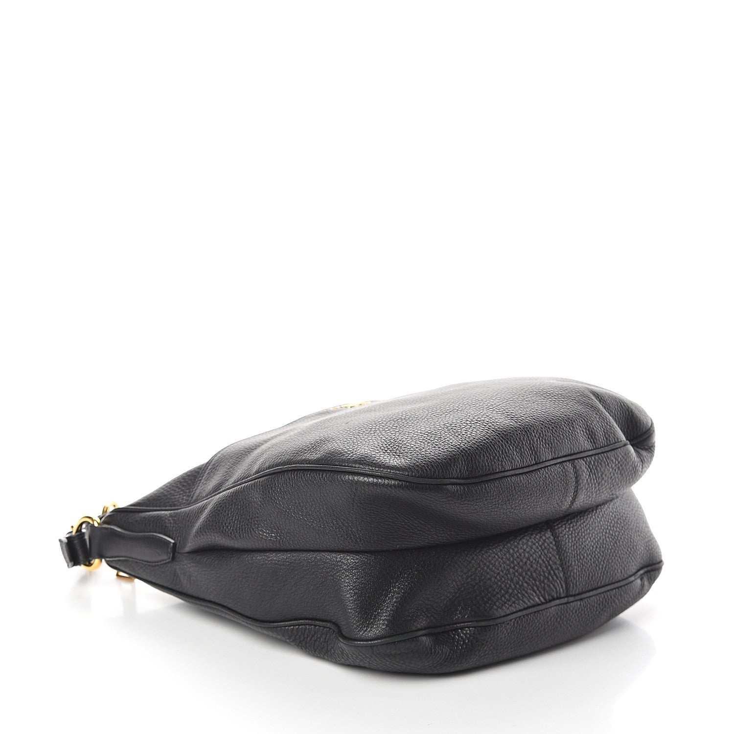 Prada Vitello Daino Hobo Black 3 of 8