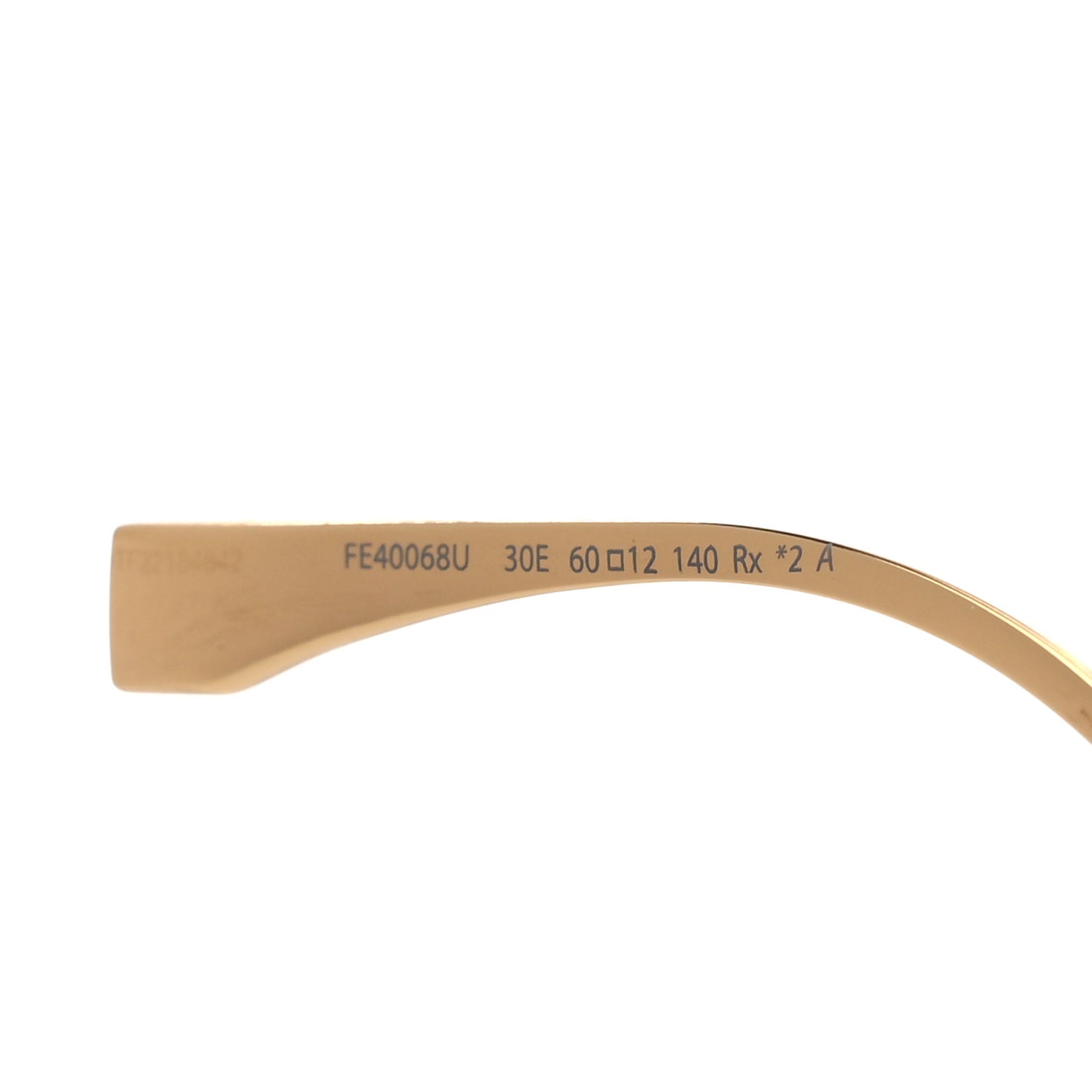 Metal Cat Eye Sunglasses FE40068U Gold