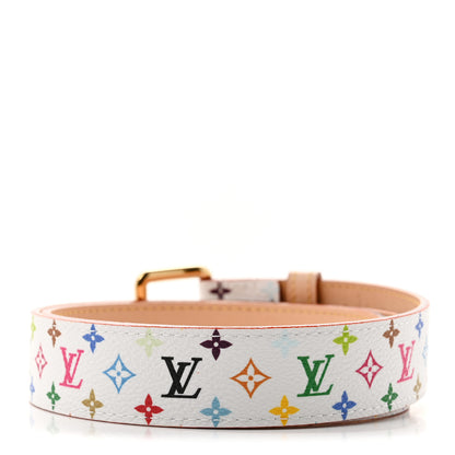 Louis Vuitton LV X TM Monogram Multicolor D Ring 80 32 Belt 2 of 6