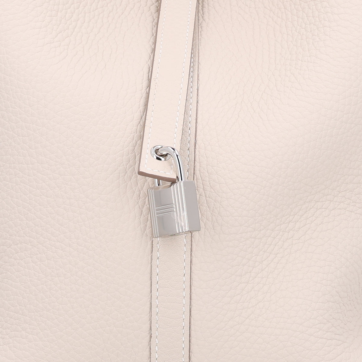 Hermes Taurillon Clemence Picotin Lock 22 MM Craie 8 of 10
