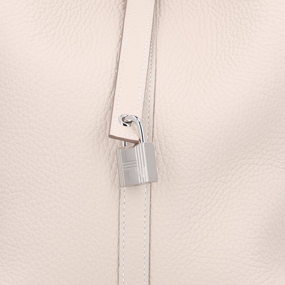 Hermes Taurillon Clemence Picotin Lock 22 MM Craie 8 of 10