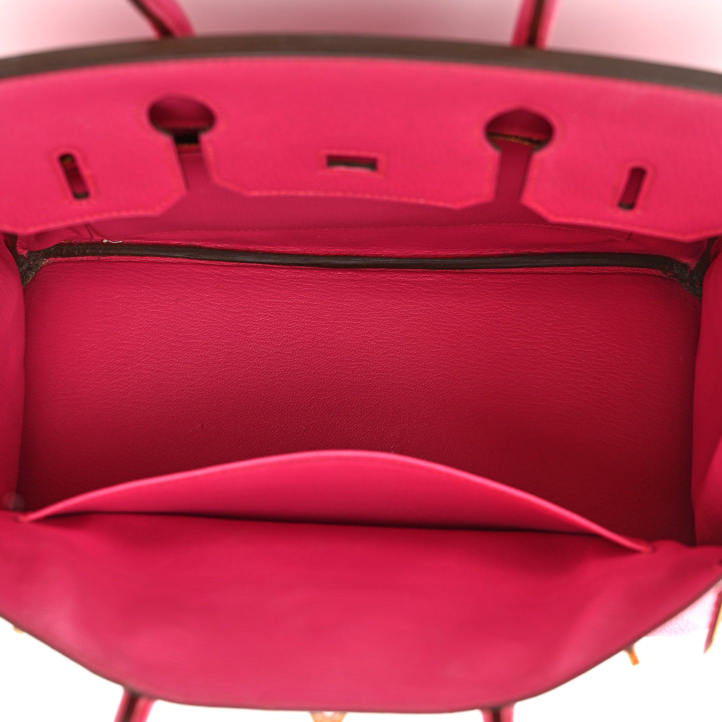 Chevre Mysore Birkin 30 Rose Shocking