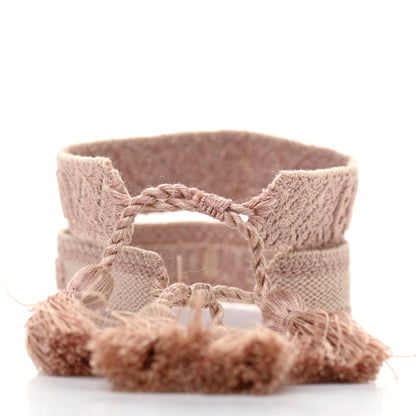Christian Dior Woven Cotton J'Adior Friendship Bracelet Set Pink 10 of 10