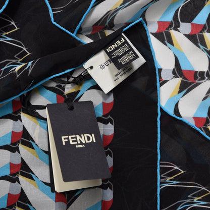 Fendi Silk QuTweet Stole Multicolor 5 of 6