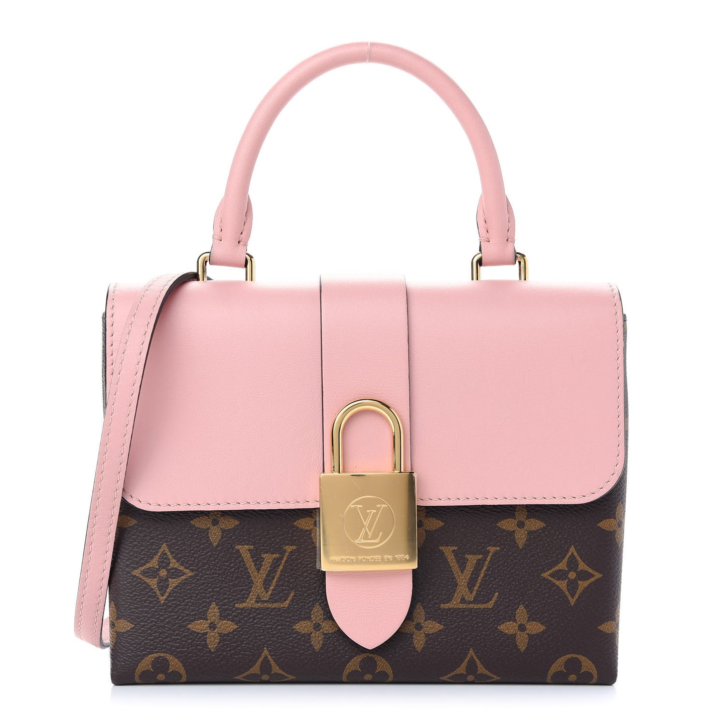 Monogram Locky BB Rose Poudre