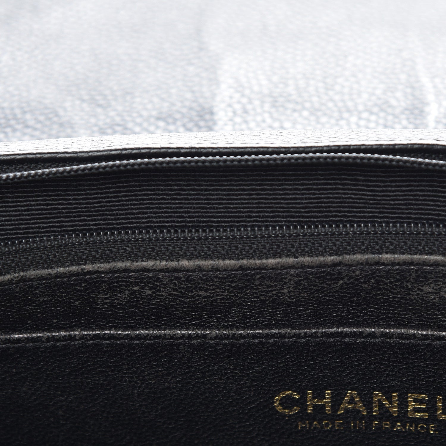 Chanel Caviar Quilted Jumbo Single Flap Black 13 of 21
