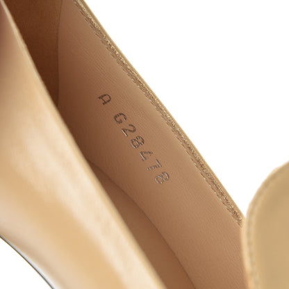 Chanel Lambskin CC Cap Toe Mocassin Loafer 39 Beige Black 7 of 12