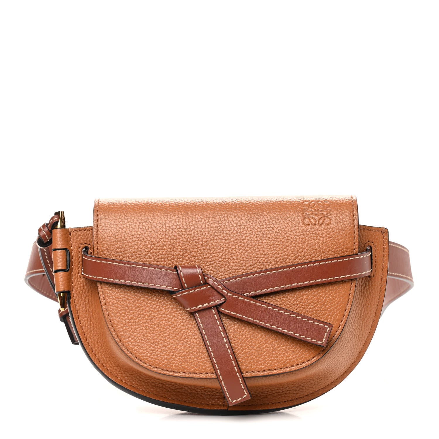Loewe Calfskin Mini Gate Belt Bag Caramel Pecan 1 of 10
