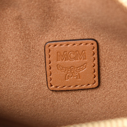 MCM Visetos Camera Crossbody Bag Cognac 6 of 9