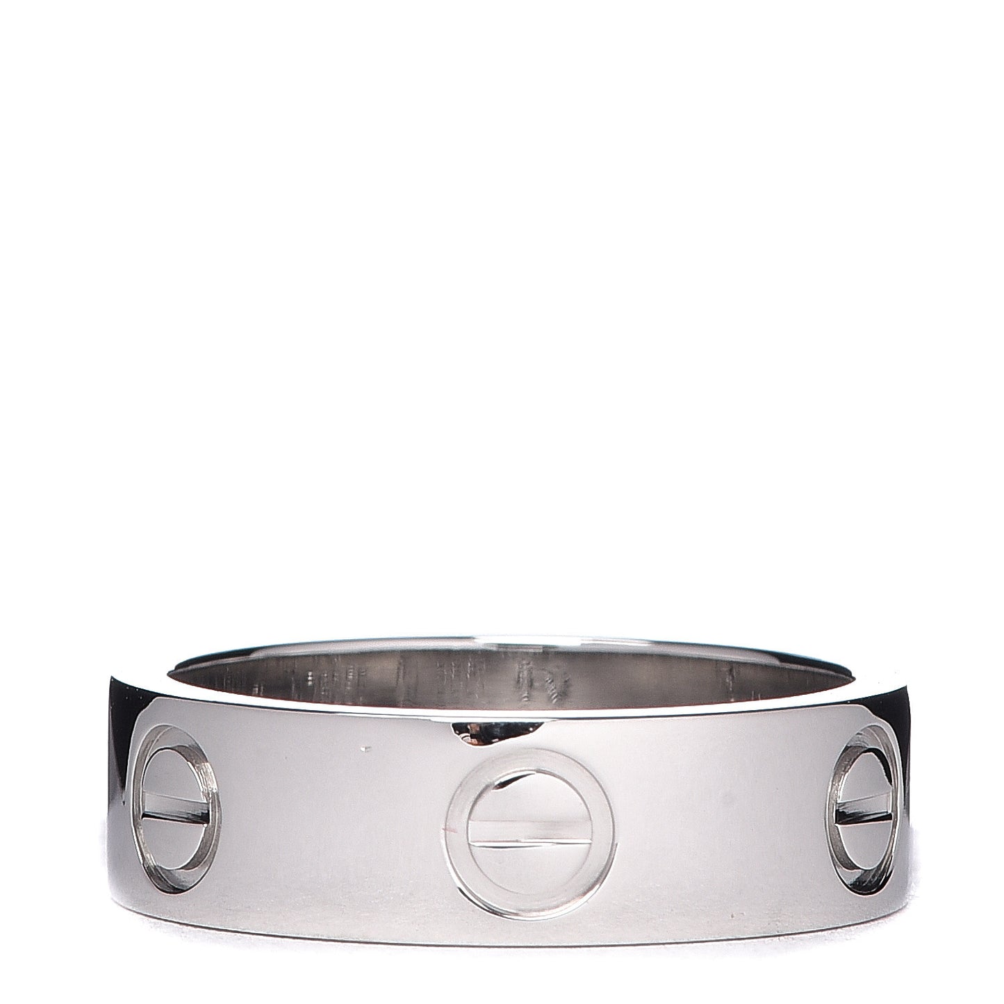 Platinum 5.5mm LOVE Ring 51 5.75