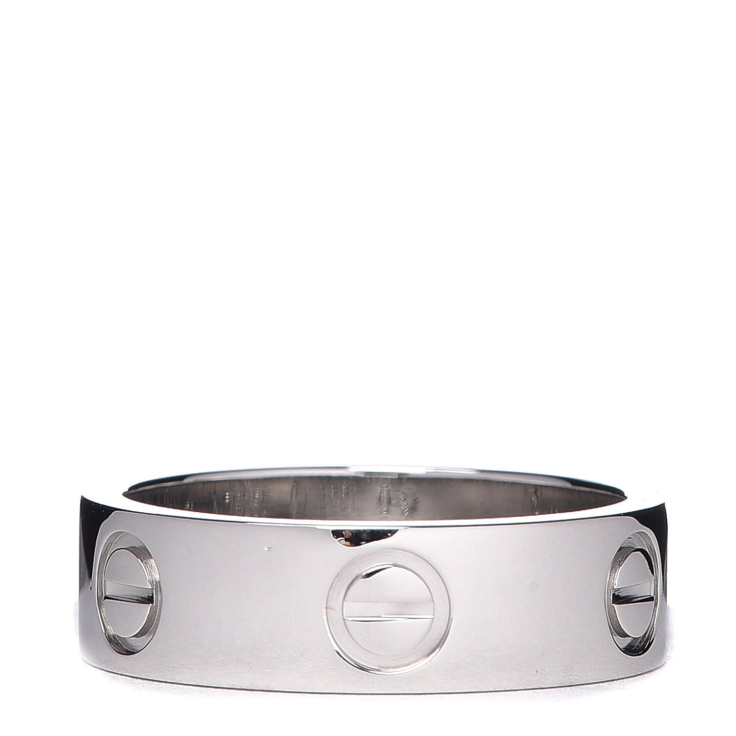 Cartier Platinum 5.5mm LOVE Ring 51 5.75 1 of 6