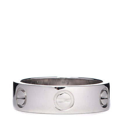 Cartier Platinum 5.5mm LOVE Ring 51 5.75 1 of 6