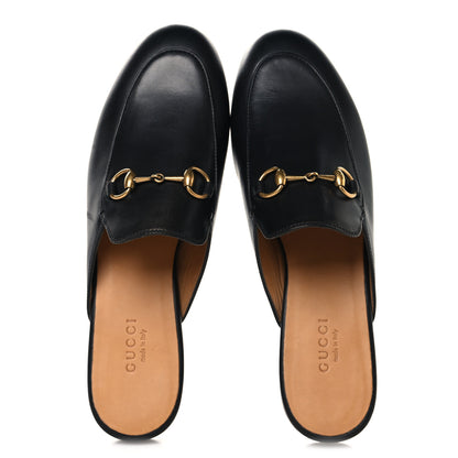 Gucci Calfskin Womens Princetown Slippers 36.5 Black 2 of 11