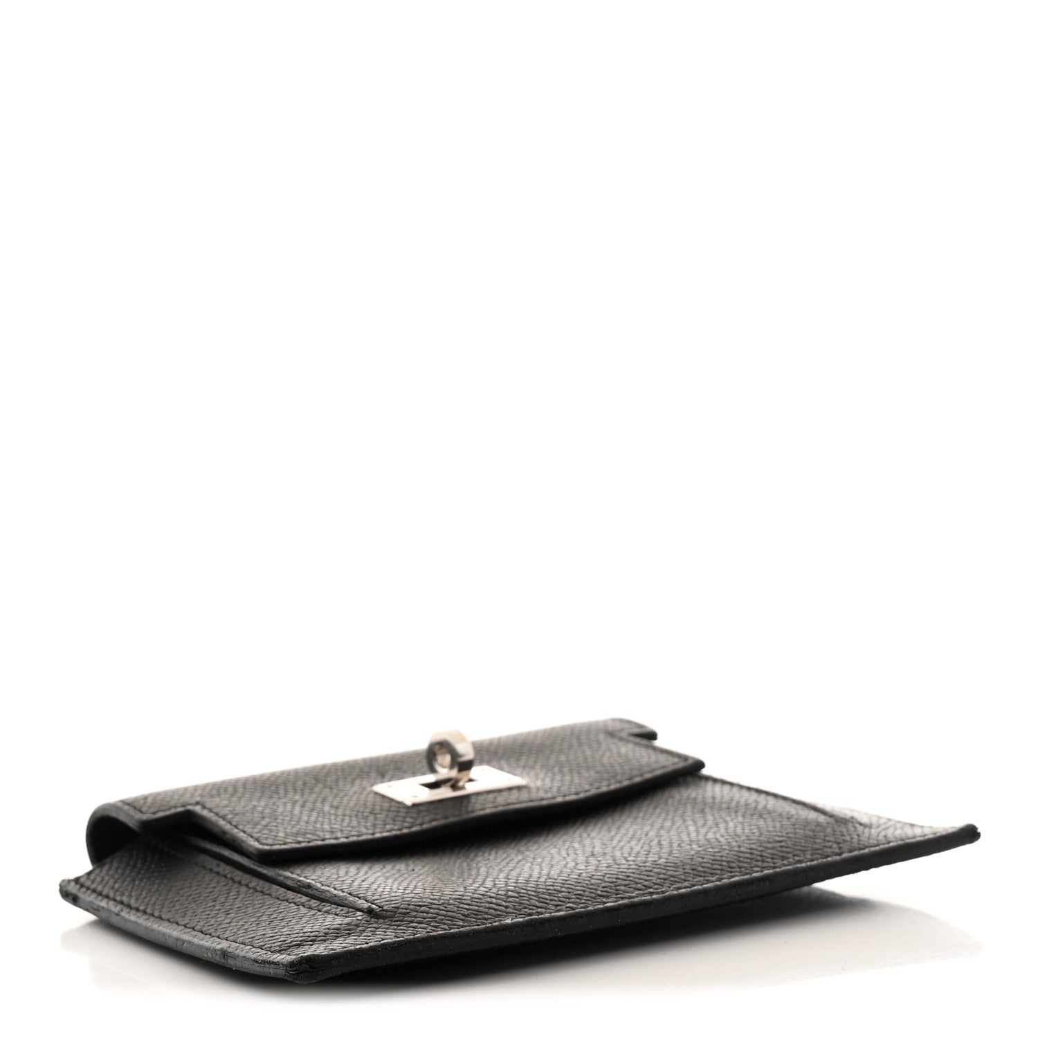 Hermes Epsom Kelly Pocket Compact Wallet Black 3 of 6
