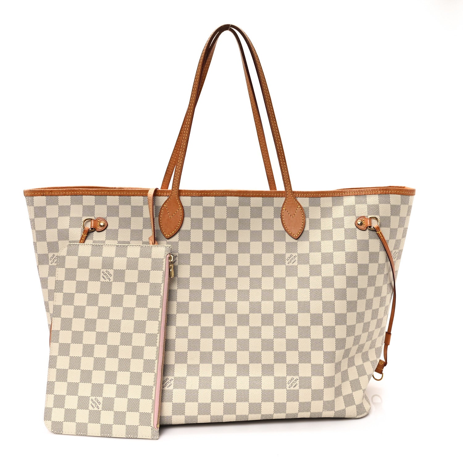 Louis Vuitton Damier Azur Neo Neverfull GM Rose Ballerine 3 of 12