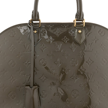 Louis Vuitton Vernis Alma GM Vert Bronze 7 of 10