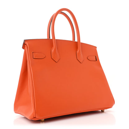 Hermes Epsom Birkin 30 Orange 3 of 12