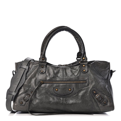 Balenciaga Agneau Classic Hardware Part Time Anthracite 1 of 14