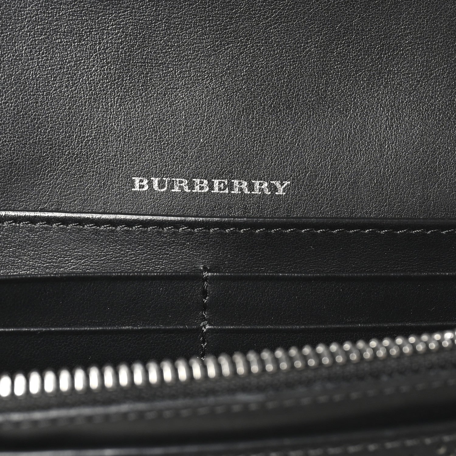 Burberry Calfskin Perforated Logo Hampshire Crossbody Black 6 of 9