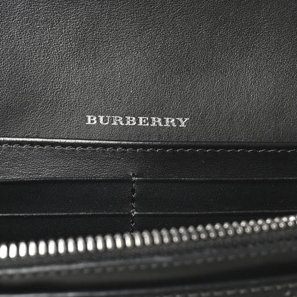 Burberry Calfskin Perforated Logo Hampshire Crossbody Black 6 of 9