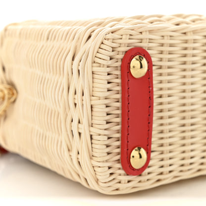 Louis Vuitton LV X TM Rattan Denim Calfskin Cerises Capucines Mini 8 of 10