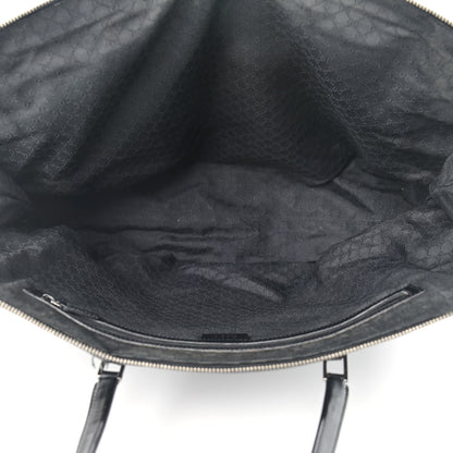 Gucci Calfskin Tote Black 5 of 18