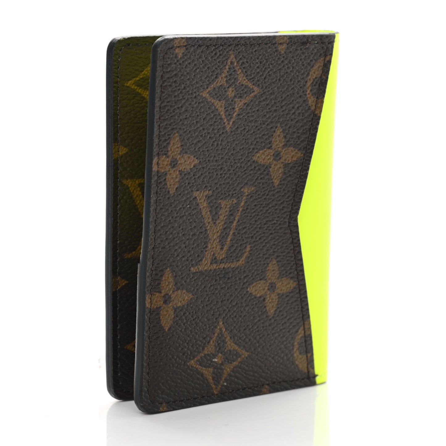 Monogram Pocket Organizer NM Yellow