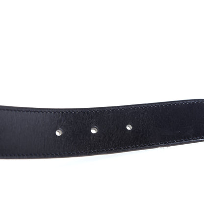 Hermes Box Togo 32mm H Belt 85 Black Chocolate 6 of 6
