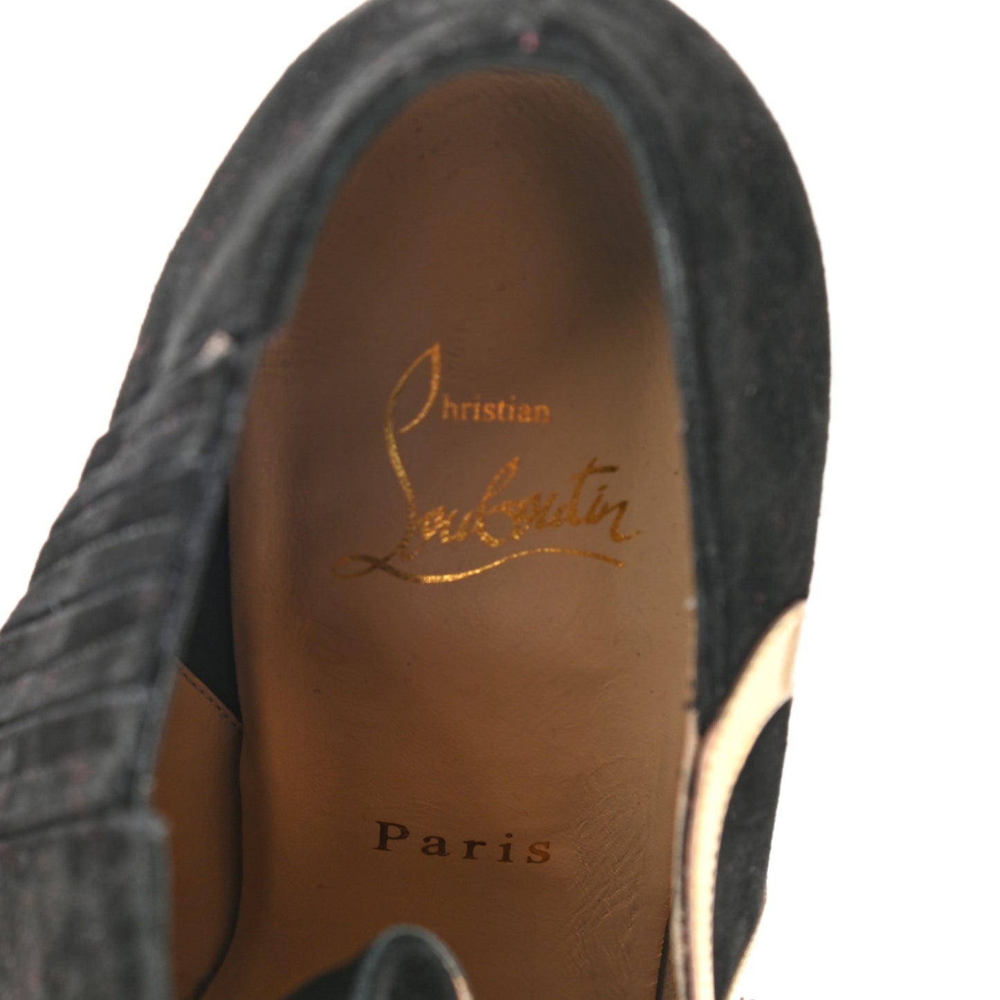 Suede VV Specchio 100 Booties 39.5 Black