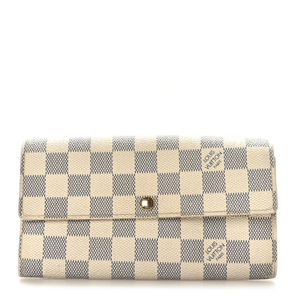 Louis Vuitton Damier Azur Sarah Wallet 1 of 8