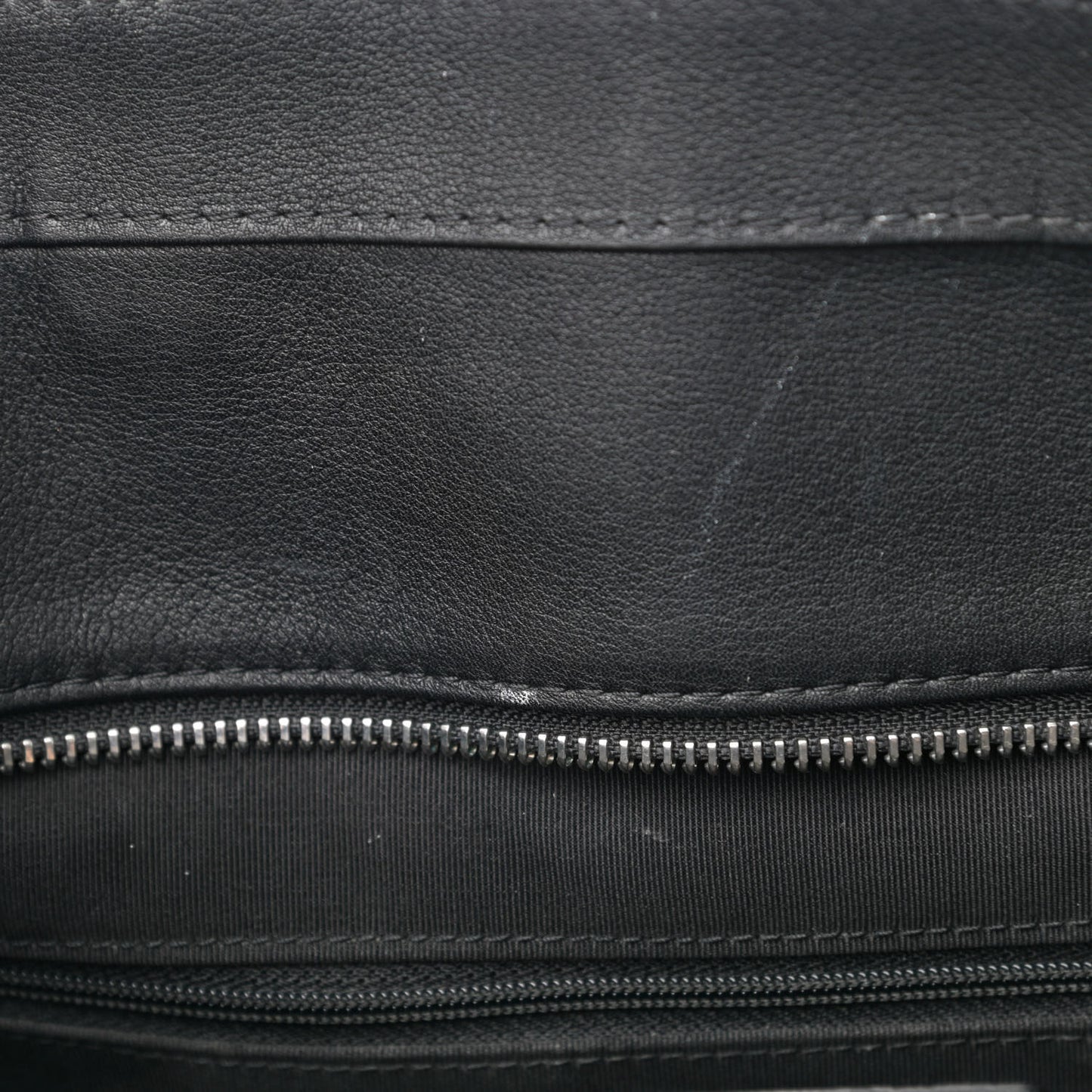 Calfskin Quilted Ultra Pocket Shopping Tote Black