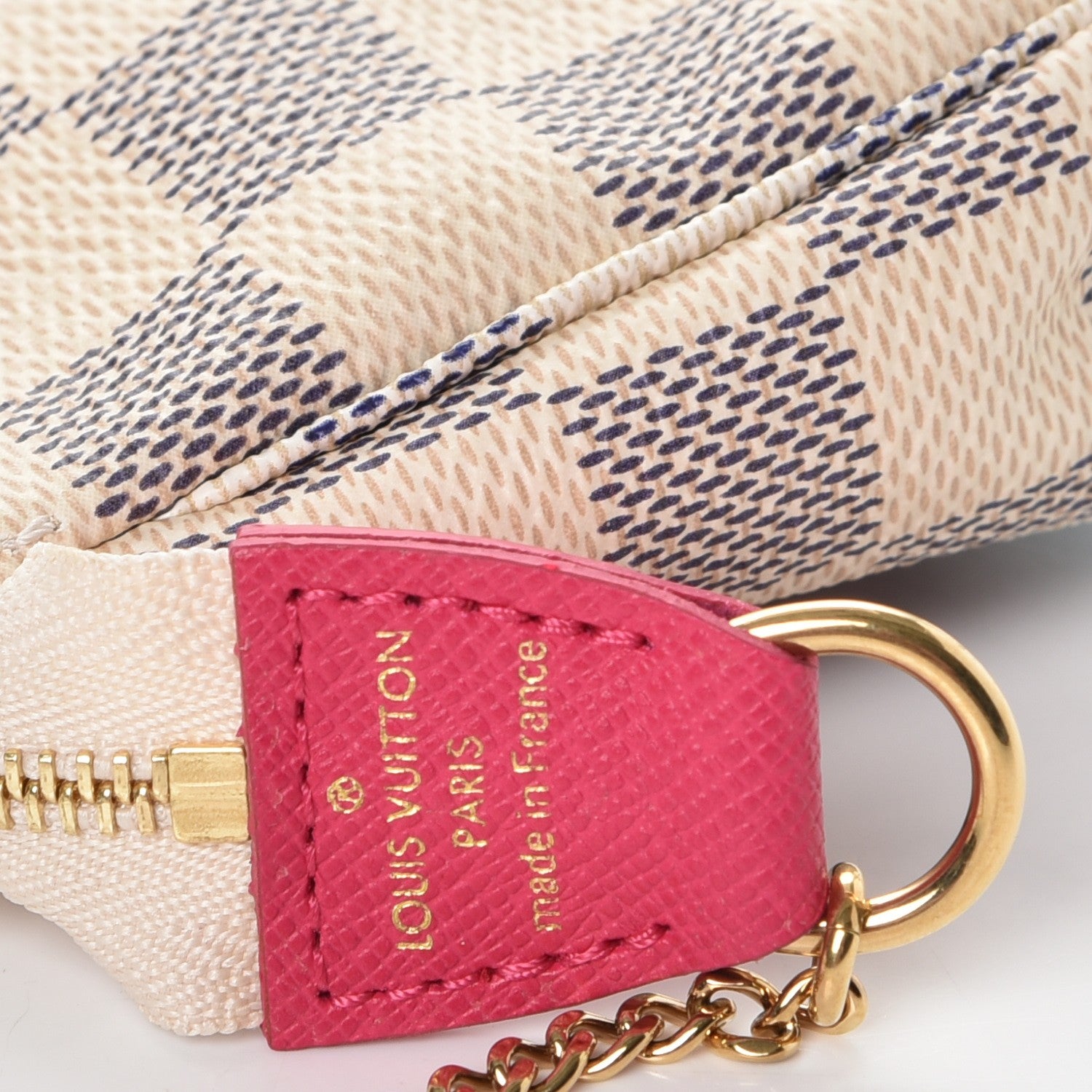 Louis Vuitton Damier Azur 2015 Christmas Animation Mini Pochette Accessories 6 of 8