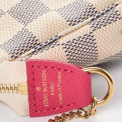 Louis Vuitton Damier Azur 2015 Christmas Animation Mini Pochette Accessories 6 of 8