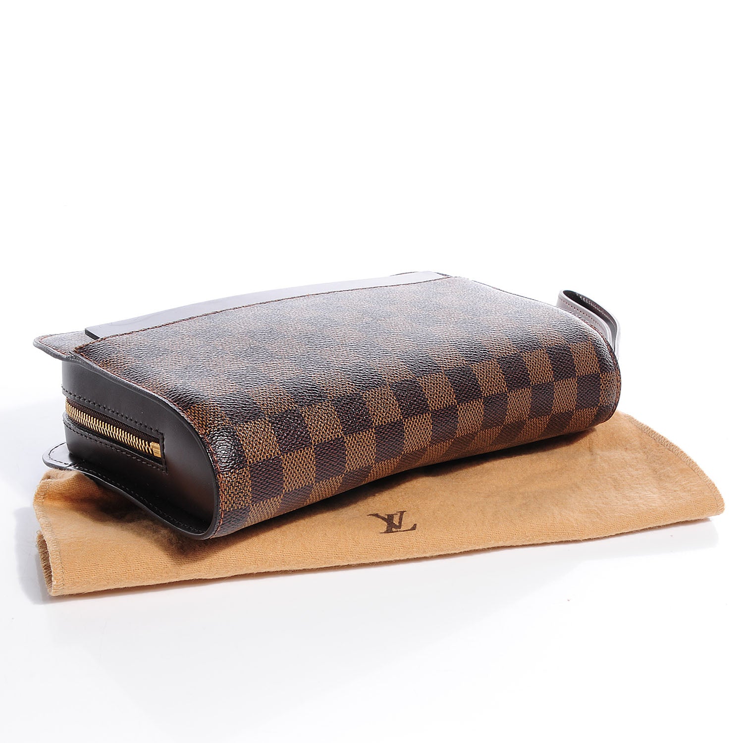 Louis Vuitton Damier Ebene Pochette Saint Louis Clutch 4 of 8