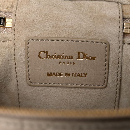 Christian Dior Lambskin Cannage Micro Lady Dior Vanity Case Beige 6 of 9