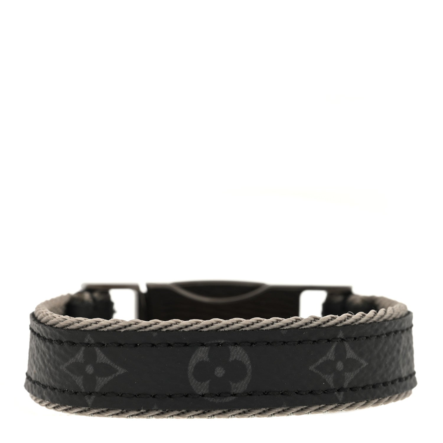 Louis Vuitton Monogram LV Fast Clip Eclipse Bracelet 19 3 of 4