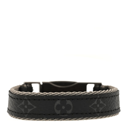 Louis Vuitton Monogram LV Fast Clip Eclipse Bracelet 19 3 of 4