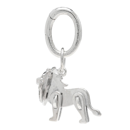 Tiffany Sterling Silver Save the Wild Lion Charm 1 of 4