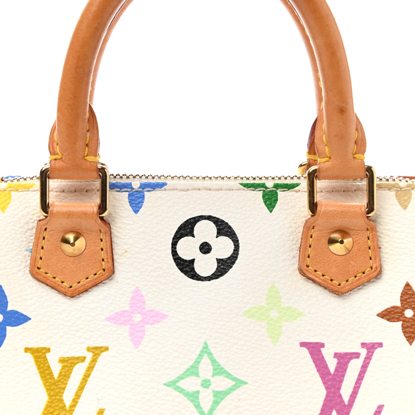 Monogram Multicolor Mini Sac HL Speedy White
