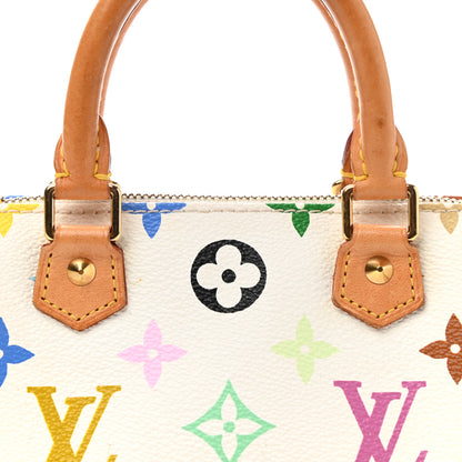 Louis Vuitton Monogram Multicolor Mini Sac HL Speedy White 6 of 9