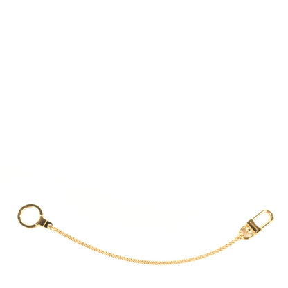 Louis Vuitton Metal Pochette Extender Key Ring Chain Gold 1 of 4