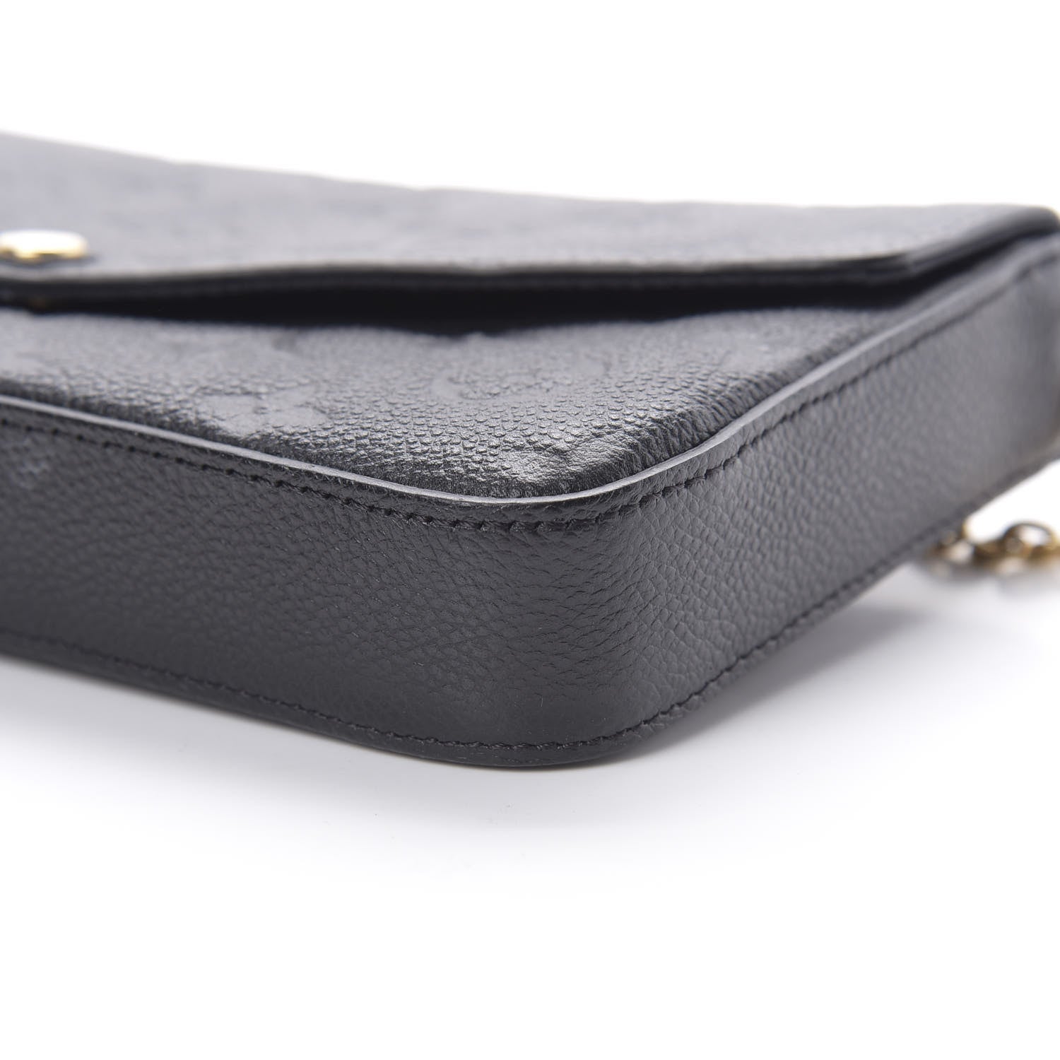 Louis Vuitton Empreinte Pochette Felicie Chain Wallet Black 13 of 15