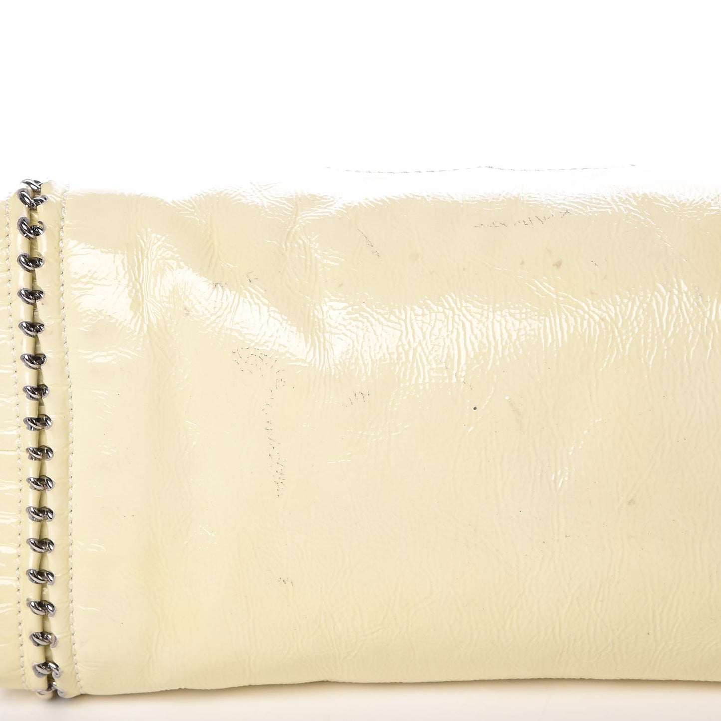 Patent Luxe Ligne Medium Bowler Ivory