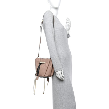 Valentino Garavani Vitello Ayers VLogo Bucket Bag Rose Cannelle 2 of 10