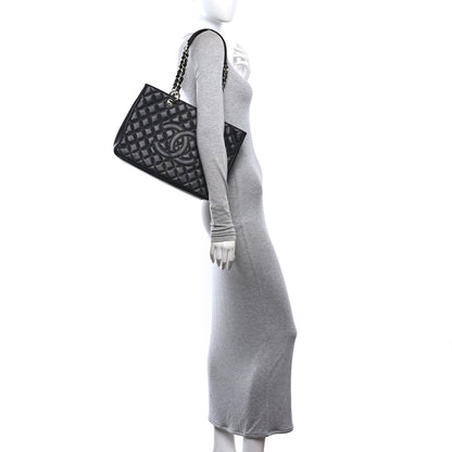 Chanel Caviar Quilted Grand Shopping Tote GST Black 2 of 11