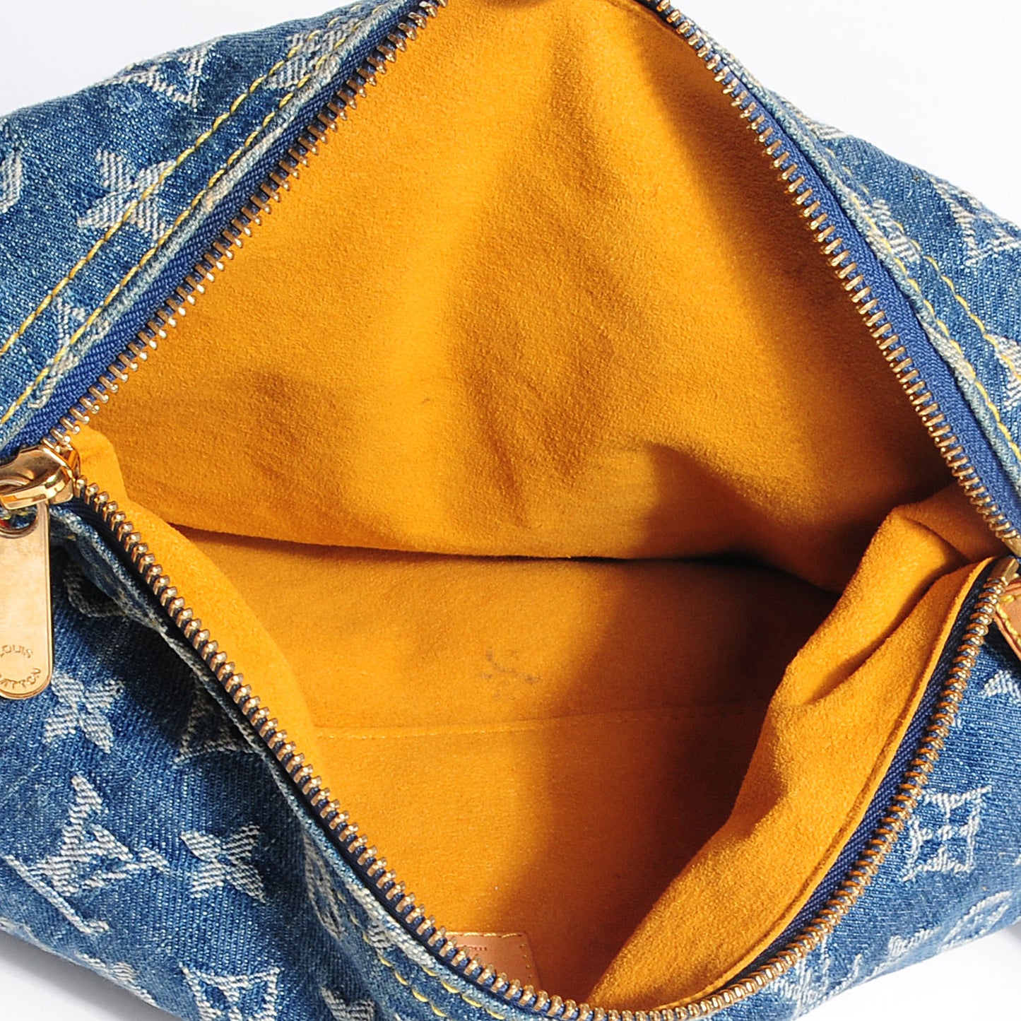 Monogram Denim Baggy PM Blue