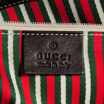 Gucci Monogram New Britt Medium Tote Brown 7 of 8