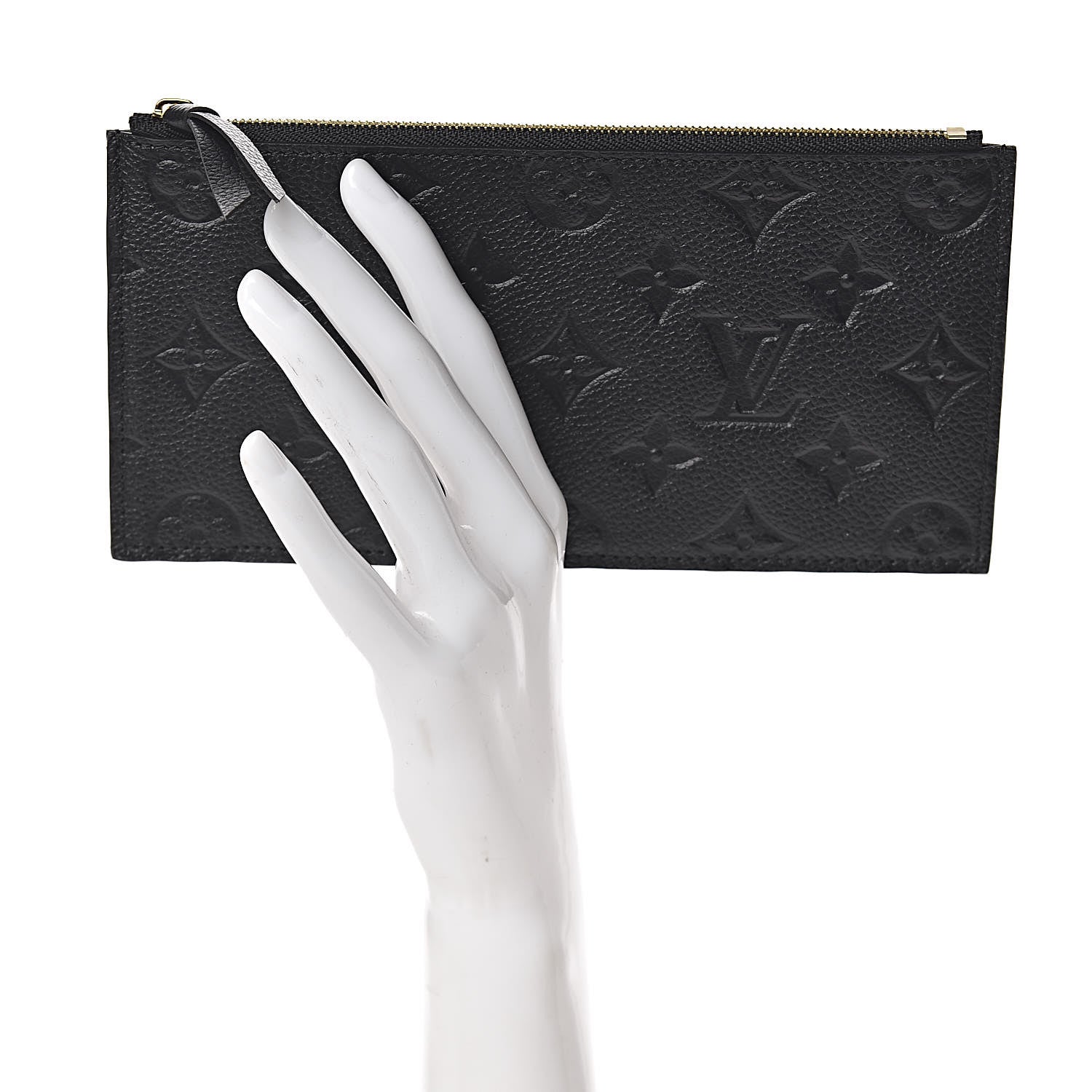 Louis Vuitton Empreinte Felicie Chain Wallet Zippered Insert Black 2 of 6